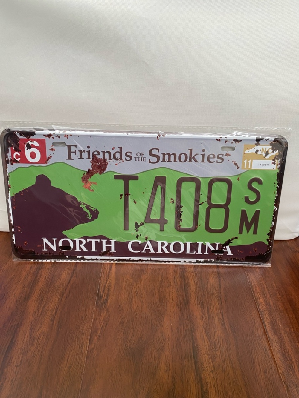 North Carolina License Plate